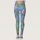 Claude Monet Agapanthus Kunstgalerie Al Porto Leggings (Vorderseite)