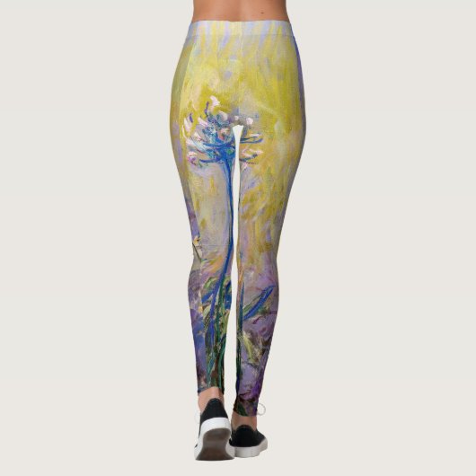 Claude Monet - Agapanthus Leggings (Rückseite)