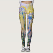 Claude Monet - Agapanthus Leggings (Vorderseite)