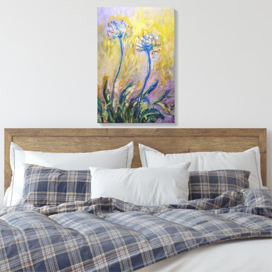 Claude Monet - Agapanthus Leinwanddruck (Insitu (Schlafzimmer))