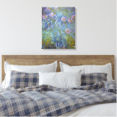 Claude Monet Agapanthus Leinwanddruck (Insitu (Schlafzimmer))