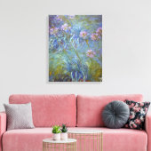 Claude Monet Agapanthus Leinwanddruck (Insitu (Wohnzimmer))