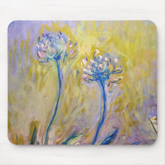 Claude Monet - Agapanthus Mousepad (Vorne)