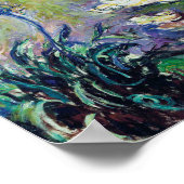 Claude Monet - Agapanthus, Poster (Ecke)