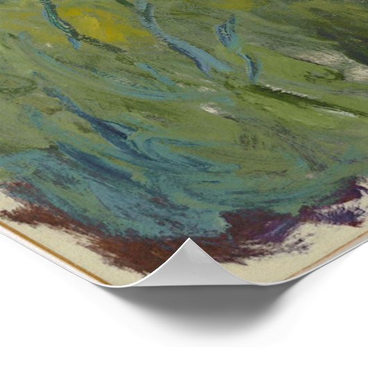 Claude Monet - Agapanthus Poster (Ecke)