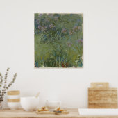 Claude Monet - Agapanthus Poster (Küche)