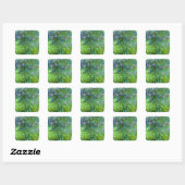 Claude Monet: Agapanthus Quadratischer Aufkleber (Blatt)