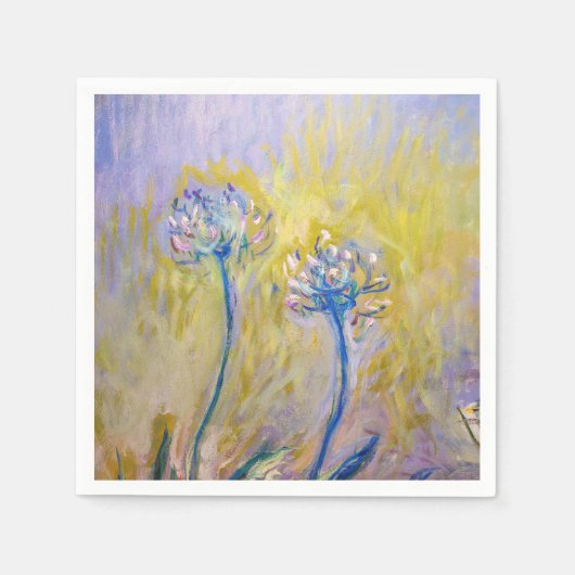 Claude Monet - Agapanthus Serviette (Vorderseite)
