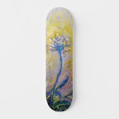 Claude Monet - Agapanthus Skateboard (Vorderseite)