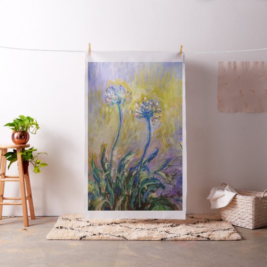 Claude Monet - Agapanthus Stoff (Beispiel)
