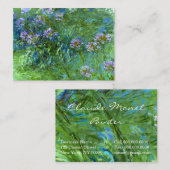 Claude Monet: Agapanthus Visitenkarte (Vorne/Hinten)