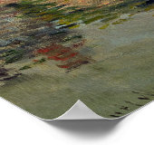 Claude Monet | Am Fluss Vernon, 1883 Poster (Ecke)