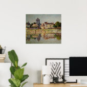 Claude Monet | Am Fluss Vernon, 1883 Poster (Heimbüro)