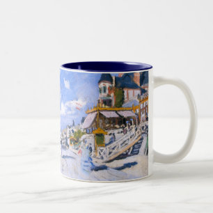 Claude Monet: Am Strand von Trouville Zweifarbige Tasse