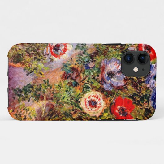 Claude Monet Anemonen Case-Mate iPhone Hülle (Rückseite (Horizontal))