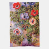 Claude Monet: Anemonen Küchentuch (Vertikal)