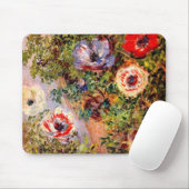 Claude Monet Anemonen Mousepad (Mit Mouse)