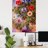 Claude Monet: Anemones Poster (Heimbüro)