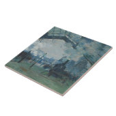 Claude Monet - Ankunft des Normandie-Zugs Fliese (Seite)