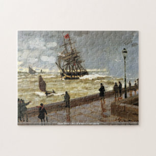 Claude Monet - Anlegestelle von Le Havre im Puzzle