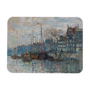 Claude Monet - Ansicht von Amsterdam Magnet
