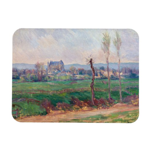 Claude Monet - Ansicht von Vernon Magnet (Horizontal)