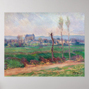 Claude Monet - Ansicht von Vernon Poster