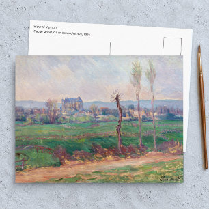 Claude Monet - Ansicht von Vernon Postkarte