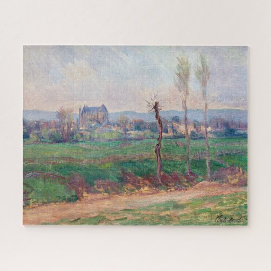 Claude Monet - Ansicht von Vernon Puzzle (Horizontal)