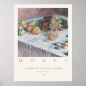 Claude Monet Äpfel und Trauben Kunst, Dichtung und Poster (Vorne)