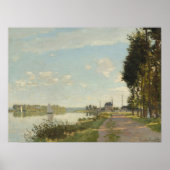 Claude Monet Argenteuil Chateau Französische Kunst Poster (Vorne)