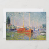 Claude Monet - Argenteuil Dankeskarte (Vorderseite)