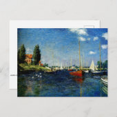 Claude Monet - Argenteuil, Postkarte (Vorne/Hinten)
