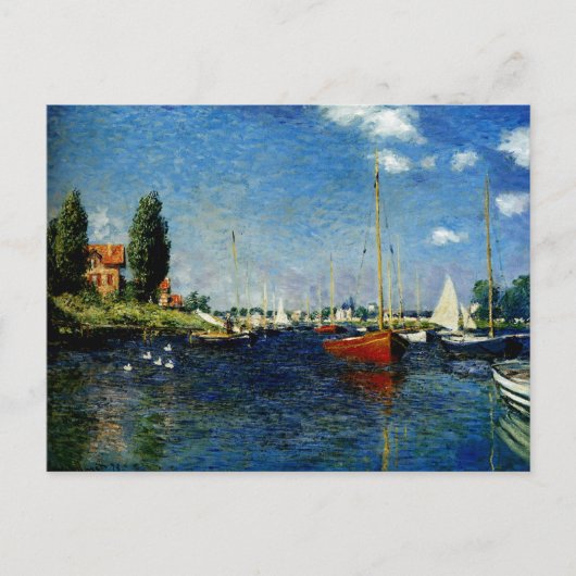 Claude Monet - Argenteuil, Postkarte (Vorderseite)