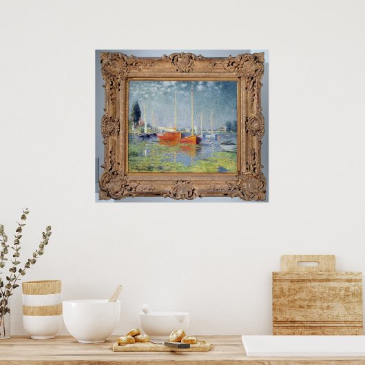 Claude Monet | Argentinien, 1875 Poster (Küche)