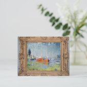 Claude Monet | Argentinien, 1875 Postkarte (Stehend Vorderseite)