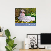 Claude Monet Art Nature Zitat Springtime Malerei Poster (Heimbüro)