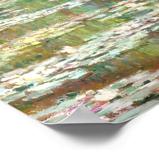 Claude Monet art style Poster (Ecke)