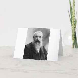 Claude Monet Artist Painter Destiny Geschenke Karte