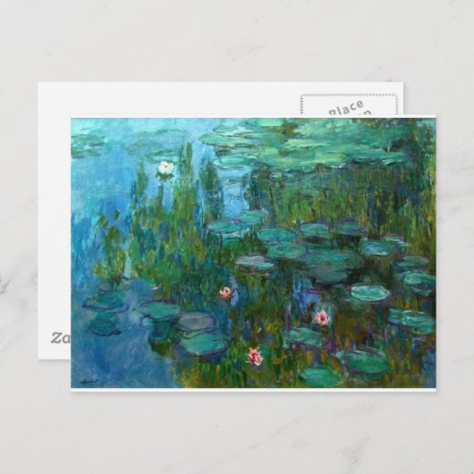 Claude Monet Artist Painter Destiny Geschenke Postkarte (Vorne/Hinten)