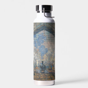 Claude Monet - Außenansicht des Bahnhofs Saint-Laz Trinkflasche