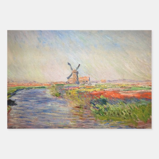 Claude Monet - Auswahl der Holland-Meisterwerke Geschenkpapier Set (Vorderseite 3)