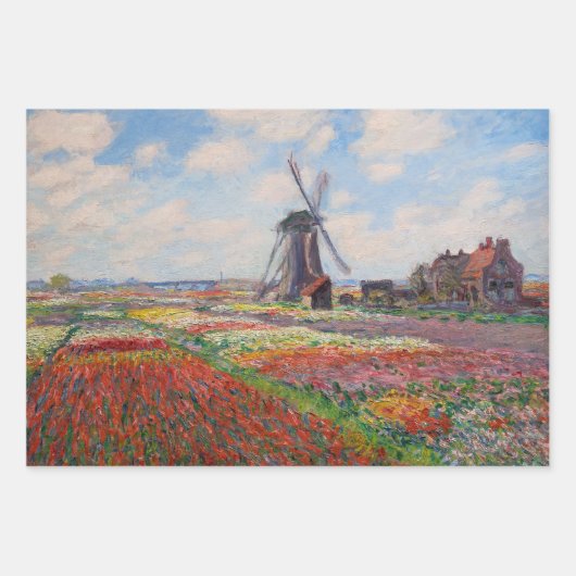 Claude Monet - Auswahl der Holland-Meisterwerke Geschenkpapier Set (Vorderseite 2)