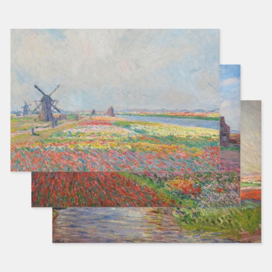 Claude Monet - Auswahl der Holland-Meisterwerke Geschenkpapier Set (Set)