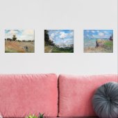 Claude Monet - Auswahl der Meisterwerke Bilderwand Sets (Wohnzimmer)