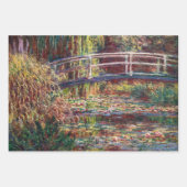 Claude Monet - Auswahl der Meisterwerke der Wasser Geschenkpapier Set (Vorderseite)