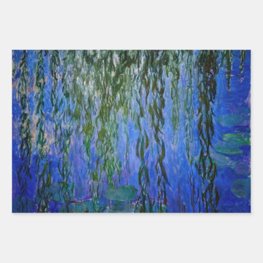 Claude Monet - Auswahl der Meisterwerke der Wasser Geschenkpapier Set (Vorderseite 3)