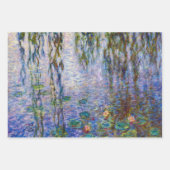 Claude Monet - Auswahl der Meisterwerke der Wasser Geschenkpapier Set (Vorderseite 2)