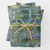 Claude Monet - Auswahl der Meisterwerke der Wasser Geschenkpapier Set (Beispiel)