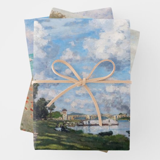Claude Monet - Auswahl der Meisterwerke Geschenkpapier Set (Beispiel)
